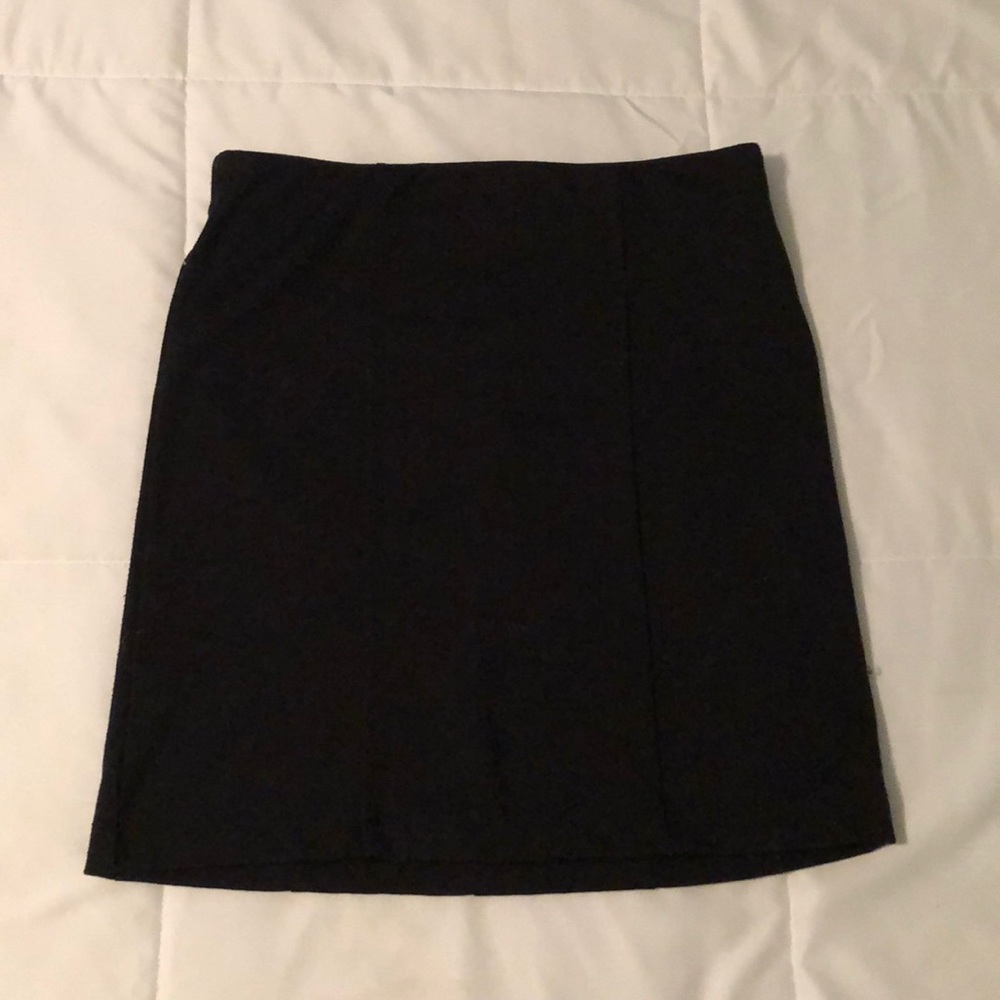 Black pencil skirt